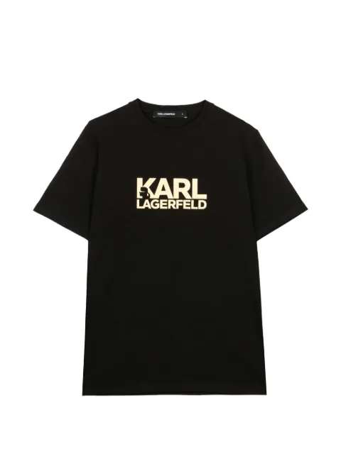 Karl Lagerfeld logo-print T-shirt Black 755780561235