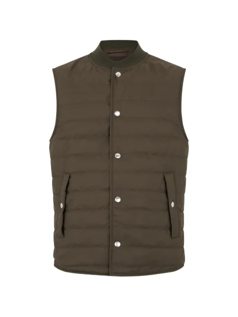 slowear quilted sleeveless coat Green 63M720M4645