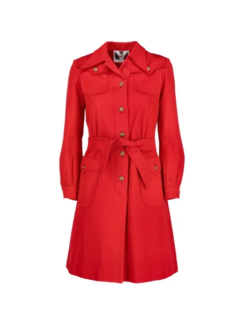Valentino Garavani Pre-Owned belted midi dress Red MR1207252