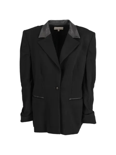 Basile Vintage padded-shoulders blazer Black W251111602