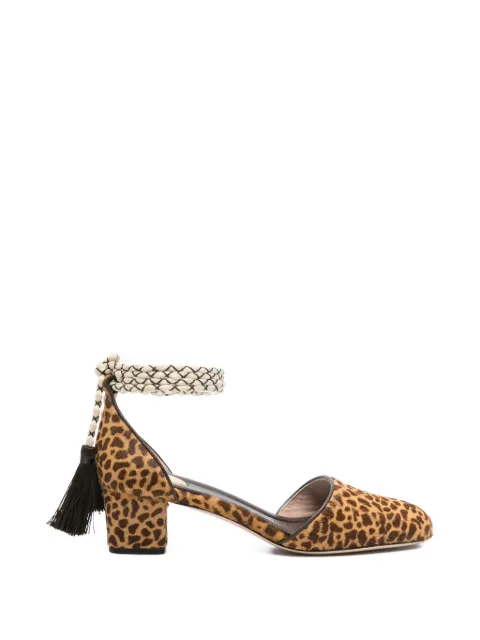 Valentino Garavani D'Orsay Bondie pumps in pony-effect calfskin 45mm Neutrals WS0NI5XJJ