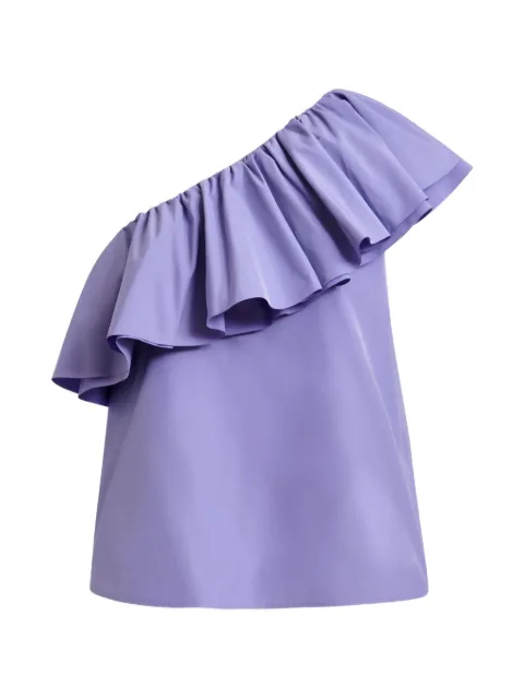 Essentiel Antwerp one-shoulder ruffled blouse Purple JILLIAN