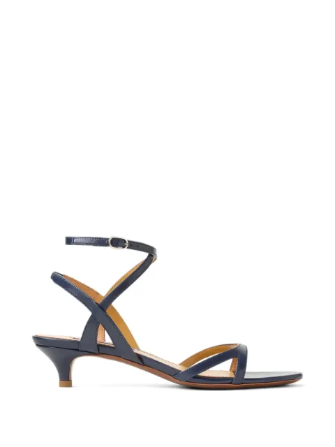 Ralph Lauren Collection Clarke crisscross buckled sandals Blue 800P11468001