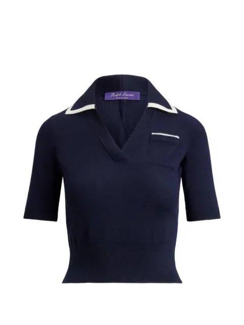 Ralph Lauren Collection patch-pocket T-shirt Blue 290P08742001