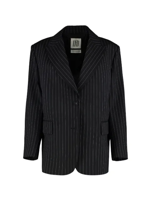 Les Filles d'Eva peak-lapel blazer Black 8802