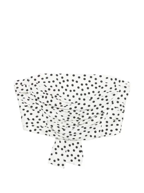 Philosophy Di Lorenzo Serafini polka-dot ruched top White A08050734