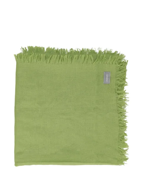Agnona Vintage fringed scarf Green WCV13032025731