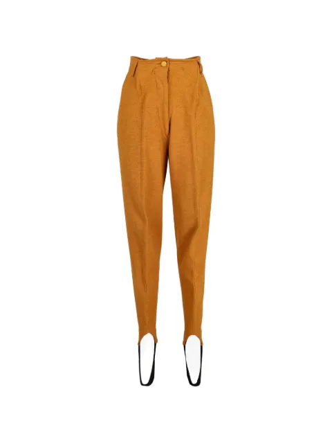 Jean Paul Gaultier Pre-Owned straight-fit trousers Yellow MR20062511