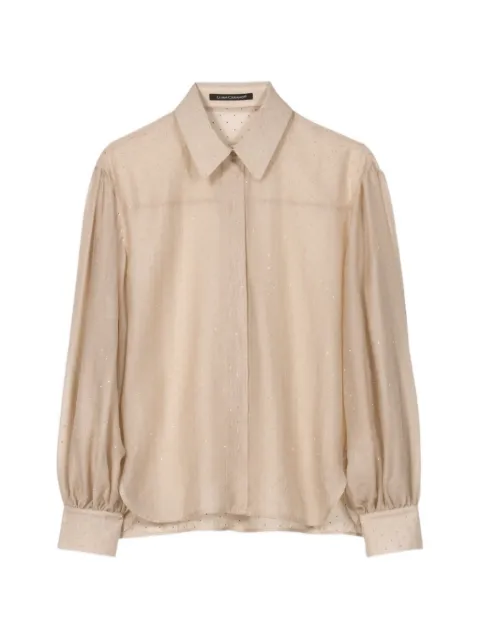 Luisa Cerano embellished blouse Neutrals 2386573805