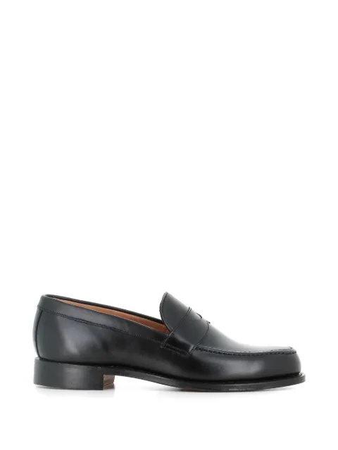 CHEANEY penny leather loafers Black HUDSON