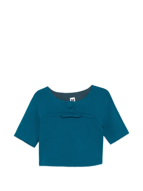 Missoni Pre-Owned 2000s bow blouse Blue MI250AMW