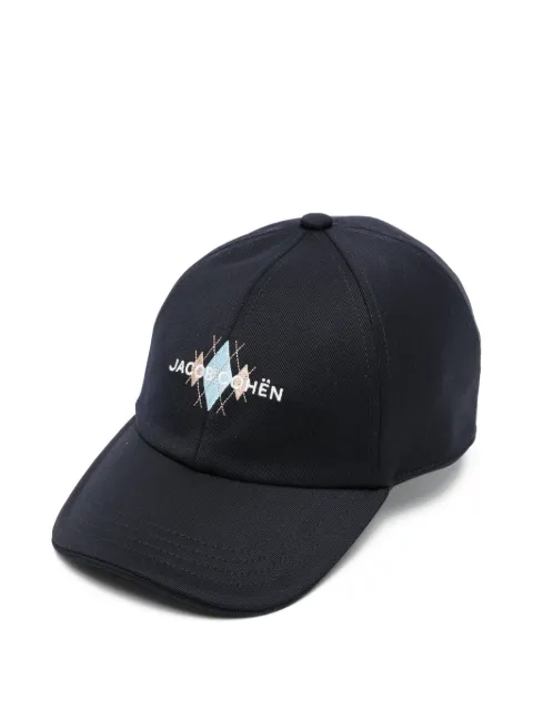 Jacob Cohën argyle baseball cap Blue JUEA0065002T937ARW