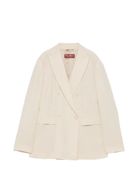 'S Max Mara Ebbri double-breasted peak-lapels jacket Neutrals 60410317