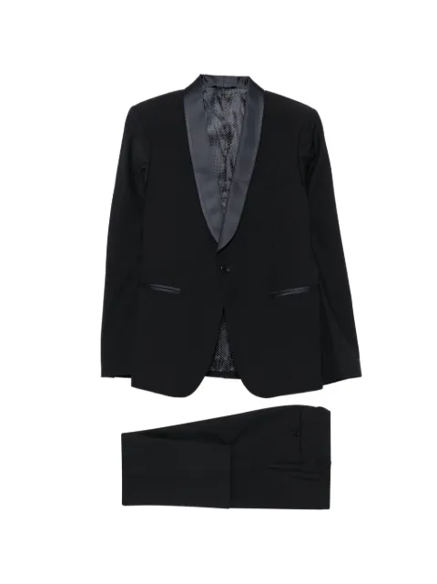 Brian Dales shawl-lapel single-breasted suit Blue JK4280GA233R004