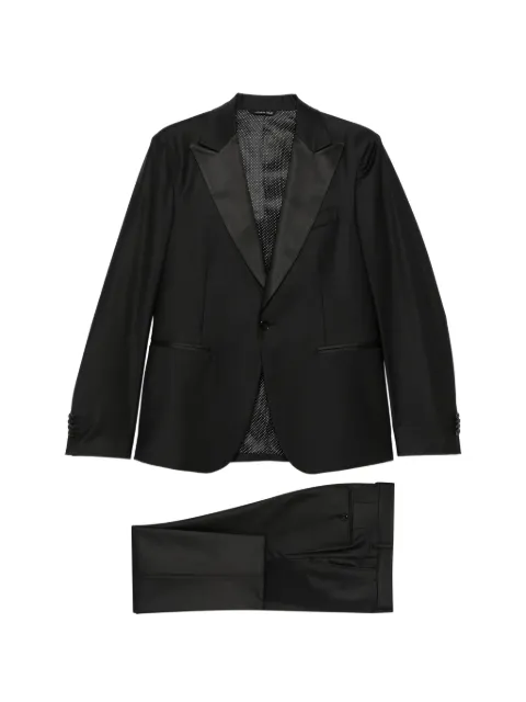 Brian Dales long-sleeve buttoned suit Black JK4280GA240R