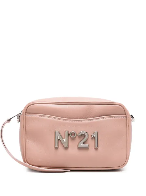 Nº21 logo-plaque cross body bag Pink 22EBS0920NP00C