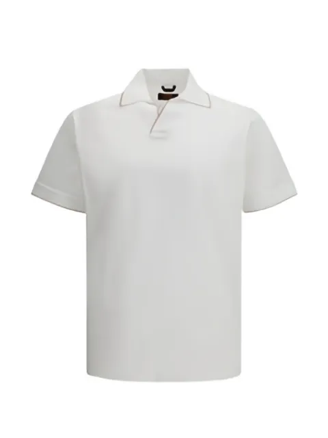 Moorer Bradley white T-shirt White MOUPO100056