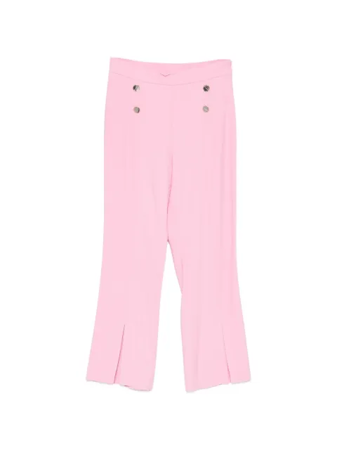 SIMONA CORSELLINI button-embellished slit-hem trousers Pink P20CMPA032ROSA