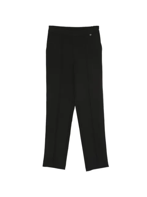 MY TWIN pressed-crease bootcut trousers Black 202MP2491