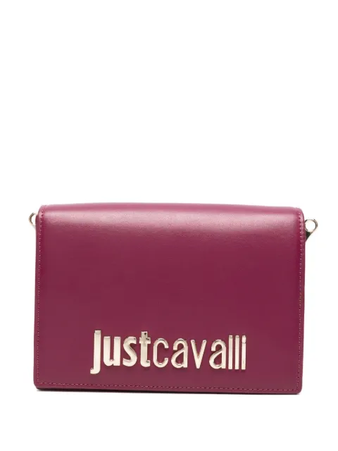 Just Cavalli logo-plaque shoulder bag Purple S11WG0216PR227