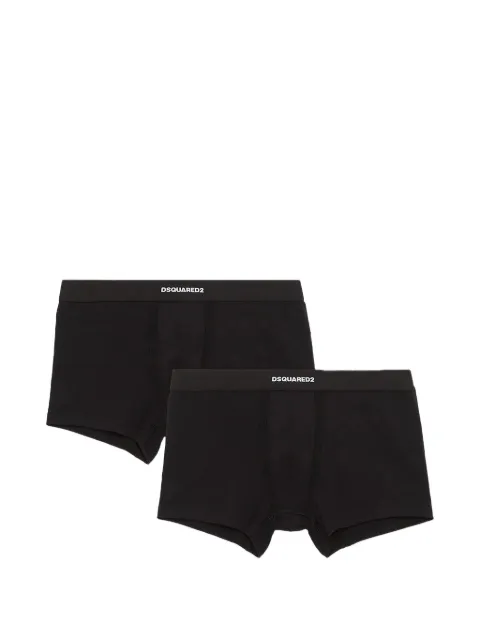 DSQUARED2 basic trunks (twin pack) Black DCX210070ISA01