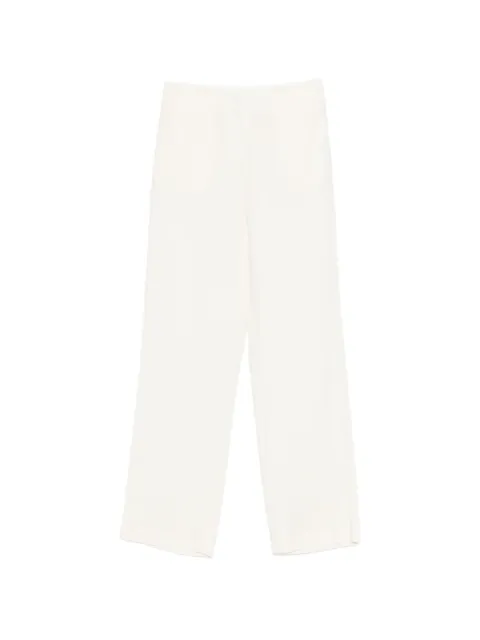 Patrizia Pepe dart-detail trousers Neutrals 2P1759A052