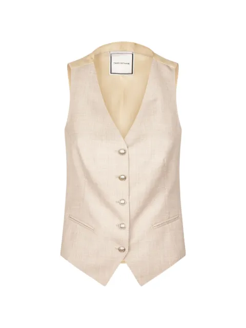 Tagliatore button-up waistcoat Neutrals GAIL520060A3086299