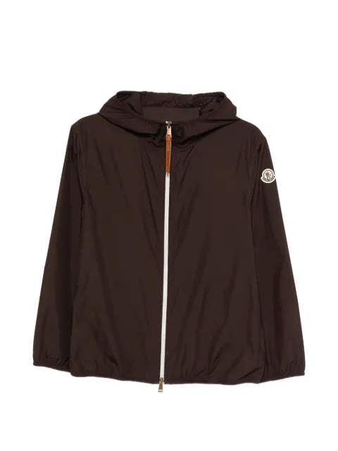 Moncler hooded bomber jacket Brown L10931A0014354AQE