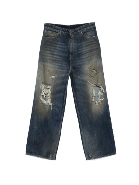 VETEMENTS distressed ripped jeans Blue ME76DP072D