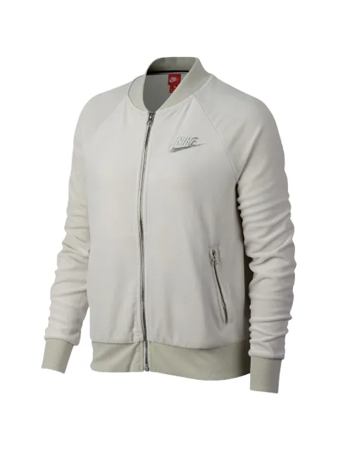 Nike logo-embroidered jacket Grey 921149