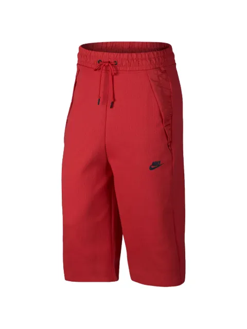 Nike tech fleece capri trousers Red 832648