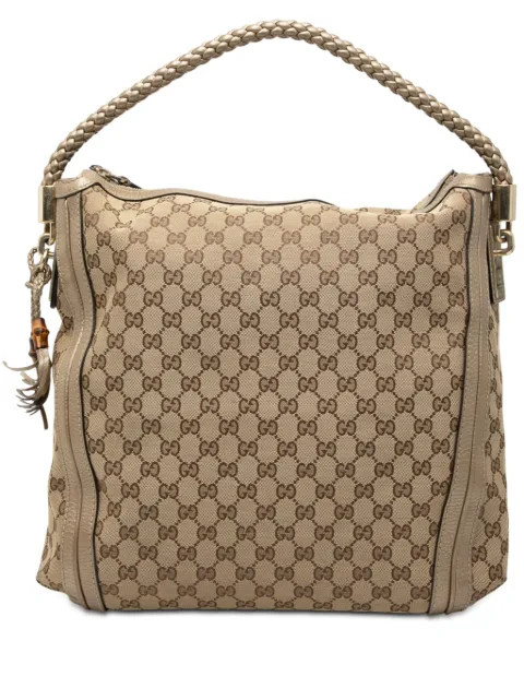 Gucci Pre-Owned 2000-2015 Large GG Canvas Bella shoulder bag Brown N2EYYA168XWARU4I