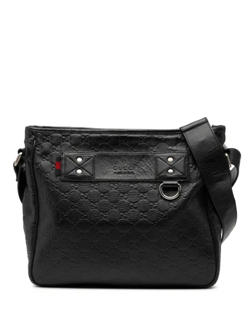 Gucci Pre-Owned 2000-2015 Guccissima Web crossbody bag Black QZQ3B0RZOQ5J7CFH