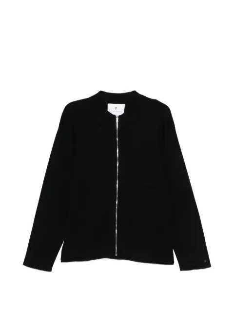 SEVEN GAUGE zip front cardigan Black PUL0123CS0120