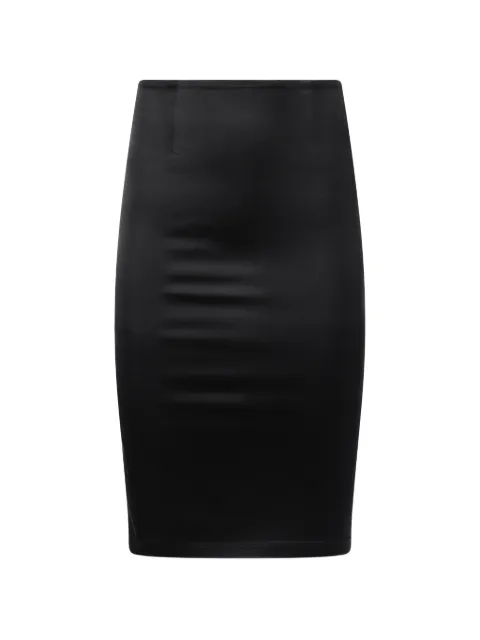 Mia Peculiar stretch midi skirt Black 03MPSS01