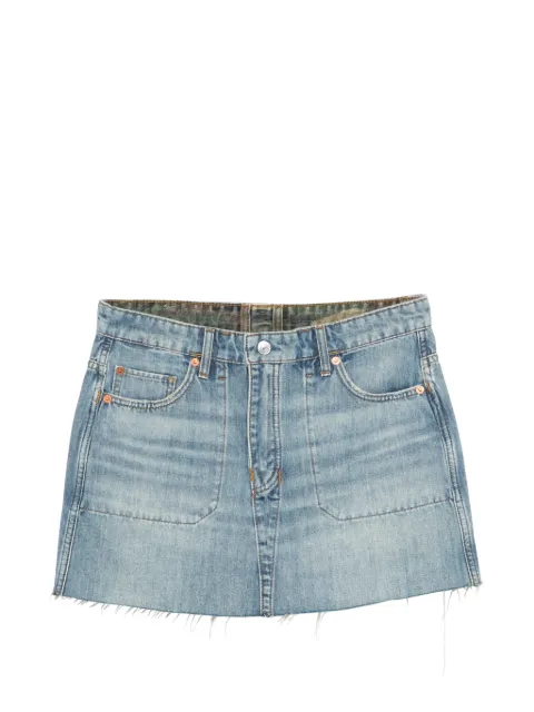 RE/DONE The Rewind denim skirt Blue 17905WRWDSKT