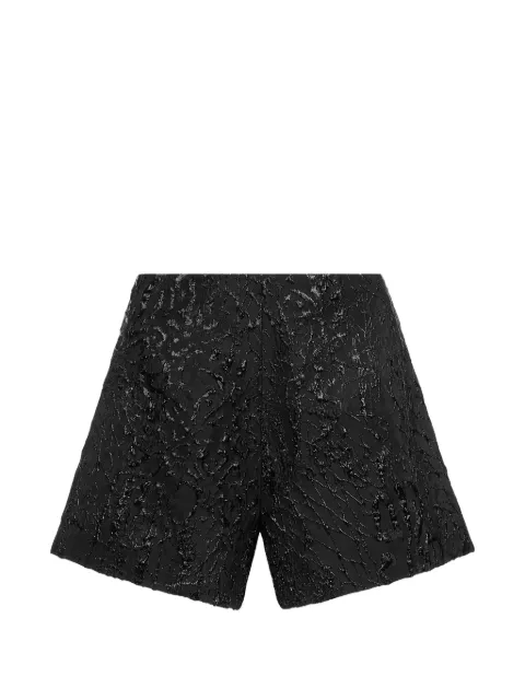 Mia Peculiar jacquard short shorts Black 03MPJS01