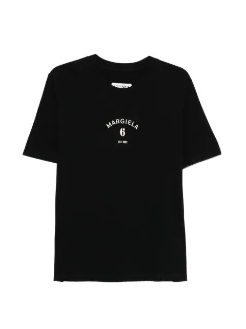 MM6 Maison Margiela mannequin print jersey T-shirt Black SH2GC0038M20048