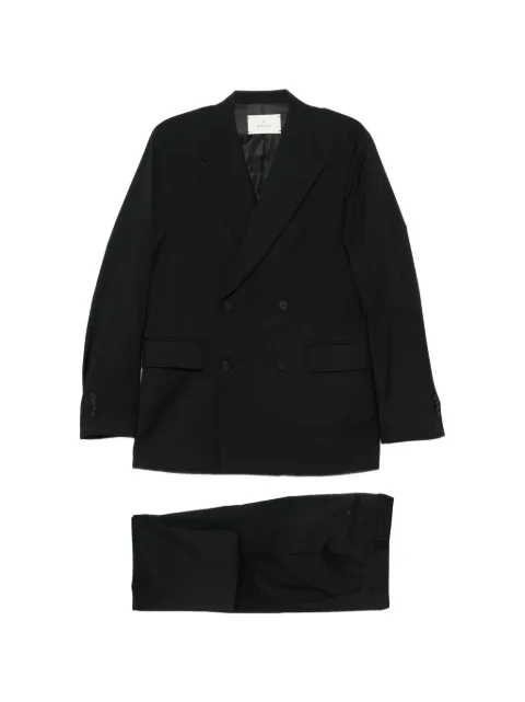 Manuel Ritz double-breasted suit Black 4032A3003