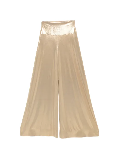 Norma Kamali high-waisted pants Gold ST2257LM112
