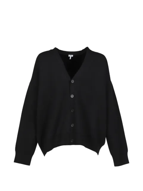 LOEWE buttoned knitted cardigan Black H526Y16KAP