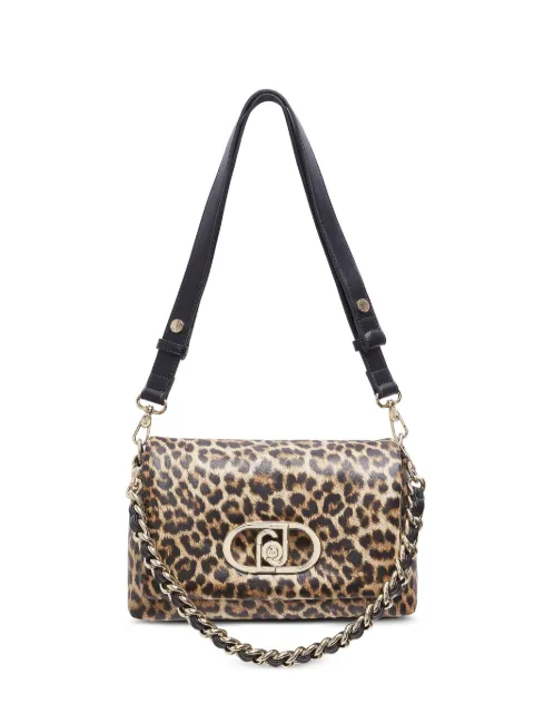 LIU JO medium LaPuffy animal-print chain-strap shoulder bag Neutrals AA6148E1119