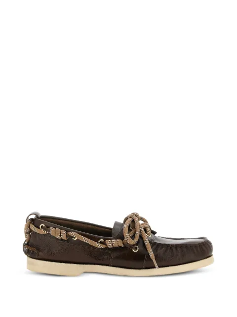 Golden Goose Cruise loafers in glossy dark brown leather Brown GMF00883F008318