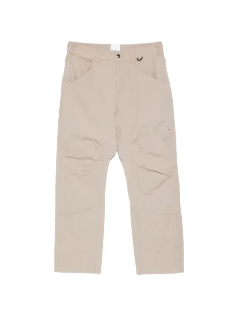 ROA Crimp Shaped cotton trousers Neutrals YBMW053FA49