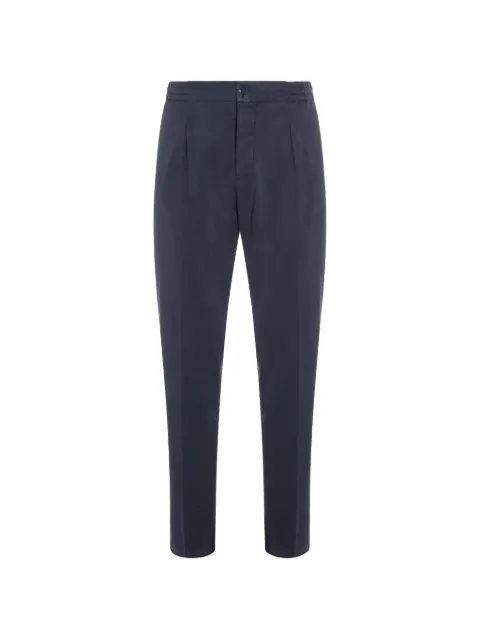 Kiton pleated trousers Blue UP1LACK0606H05