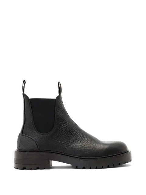 AllSaints Mccoy textured pull-on boots Black M044FD