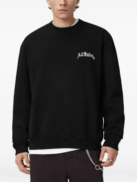 AllSaints Descent logo sweatshirt Black M032ND