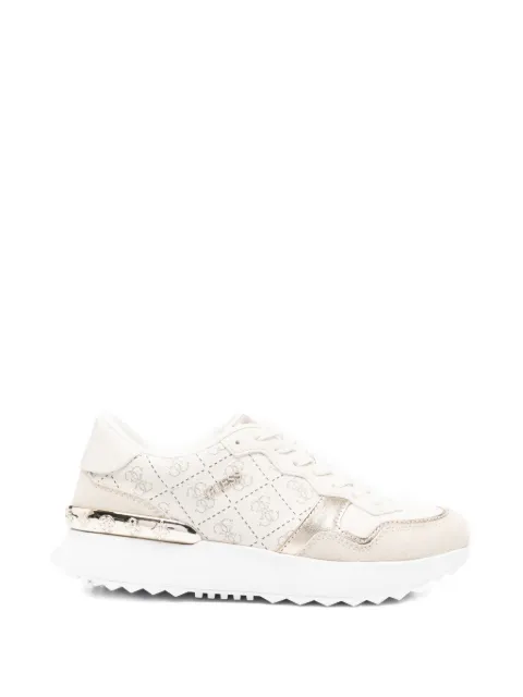 GUESS USA logo-pattern sneakers Neutrals FLPVN5FAL12