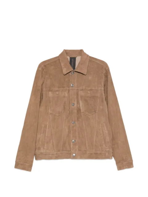 Giorgio Brato button-up leather jacket Neutrals GU26S2409MGSD