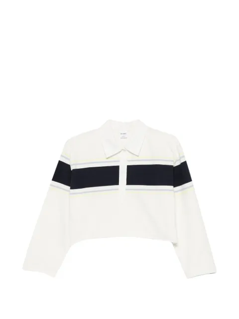 RE/DONE stripe-detail polo top Neutrals 09102WRGBPOL